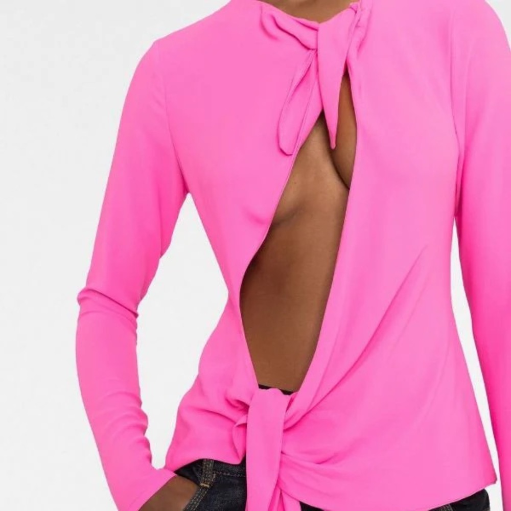 THE ATTICO PINK TOP